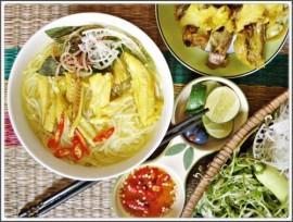 Tuyệt vời đặc sản bún cá Miền Tây